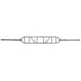 FitNord Tricepsstång (212 cm) för 50 mm viktskivor