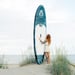 FitNord Aqua 330 SUP-brädset, KEMI (vit-svart), med glasfiberpaddel