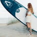 FitNord Aqua 330 SUP-brädset, KEMI (vit-svart), med glasfiberpaddel