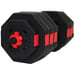SportVida Justerbara hantlar 40 kg, röda