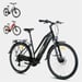 FitNord Ava 300 Elcykel 2024, svart (720 Wh batteri)