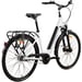 FitNord Classic 500 Elcykel 2023, vit (630 Wh batteri)
