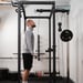FitNord Power Rack 500 med övre och nedre kabeldrag