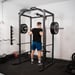 FitNord Power Rack 500 med övre och nedre kabeldrag