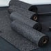 FitNord Gummimatta svart 4 mm (10m rulle), med vita prickar