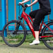 FitNord Ava 300 Elcykel 2024, röd (720 Wh batteri)