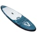 FitNord Aqua 330 SUP-brädset, KEMI (vit-svart), med glasfiberpaddel