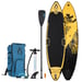 FitNord Aqua Leaf 340 SUP-brädset, Nordkapp (svart-gul)