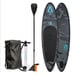 FitNord Aqua Lite SUP-brädset, Åbo (svart-turkos), med aluminiumpaddel