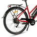FitNord Ava 200 Elcykel, röd (540 Wh batteri)