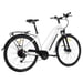 FitNord Ava 300 Elcykel 2024, vit (720 Wh batteri)
