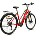 FitNord Ava 500 Compact Elcykel, röd (630 Wh batteri)  med ytterligare ett års garanti