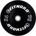 FitNord Viktskiva Bumper Black 10 kg