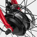 FitNord Classic 200 Elcykel 2024, röd (540 Wh batteri)