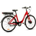 FitNord Classic 200 Elcykel, röd (540 Wh batteri)