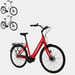 FitNord Classic 300 Elcykel 2024, röd (489,6 Wh batteri)