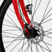 FitNord Classic 300 Elcykel 2024, röd (489,6 Wh batteri)