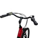 FitNord Classic 500 Elcykel 2023, röd (630 Wh högkapacitetsbatteri)