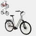FitNord Classic 500 Elcykel 2024, silver (630 Wh batteri)