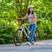 FitNord Ava 200 Elcykel, vit (540 Wh batteri) 