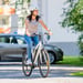 FitNord Ava 200 Elcykel, vit (540 Wh batteri) 