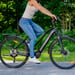 FitNord Ava 700 Elcykel, svart (720 Wh batteri)  med ytterligare ett års garanti