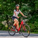 FitNord Classic 200 Elcykel, röd (540 Wh batteri)