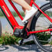 FitNord Ava 500 Elcykel 2023, röd (630 Wh batteri)