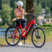 FitNord Ava 500 Elcykel 2023, röd (630 Wh batteri)