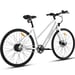 Fitnord Flow+ Elcykel, Vit