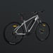 FitNord Ranger 200 Elmountainbike 2024, silver (540 Wh batteri)