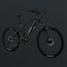 FitNord Ranger 700FS heldämpad Elmountainbike 2024, svart (720 Wh batteri)