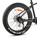 FitNord Rumble 500 Elfatbike, svart (720 Wh batteri)  med ytterligare ett års garanti