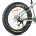 FitNord Rumble 900 Elfatbike, mintgrön (882 Wh batteri)  med ytterligare ett års garanti