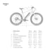 FitNord Rumble 300 Elfatbike, mintgrön (720 Wh batteri)  med ytterligare ett års garanti