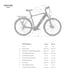 FitNord Venture 500 Elcykel, grafitgrå (630 Wh)  med ytterligare ett års garanti
