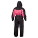 Snow Fox ICE-LITE värmeoverall hel för damer, svart/rosa