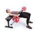 Viktskiva 5 kg, FitNord Tri Grip Olympic, röd