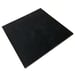 FitNord Gymgolv, gummi 1m x 1m x 30mm, svart
