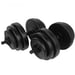 Hantelset i vinyl 30 kg, Tunturi