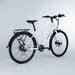 Scushi Norway Universe Elcykel, vit (360 Wh batteri)