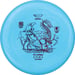 Yikun Tiger Line Gui Putter Frisbee golf disc, blå