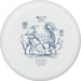 Yikun Tiger Line Gui Putter Frisbee golf disc, vit