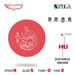 Yikun Tiger Line Hu Frisbee golf disc, röd