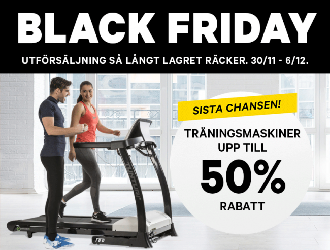 BLACK FRIDAY TRÄNINGSMASKINER