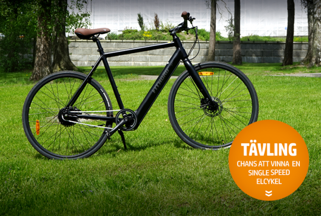 Tävla om en Single Speed elcykel!