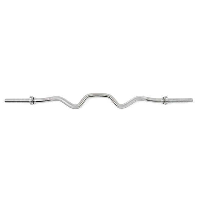FitNord Super-vinklad stång 120 cm 30 mm för viktskivor