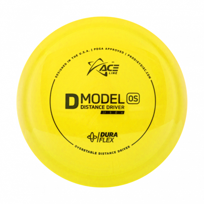 Prodigy Disc ACE Line D Model OS DuraFlex FrisbeG Golf Disc, gul