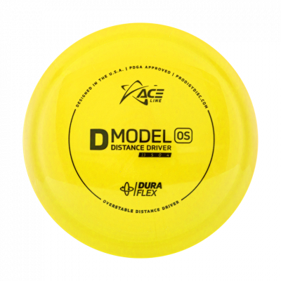 Prodigy Disc ACE Line D Model OS DuraFlex FrisbeG Golf Disc, gul