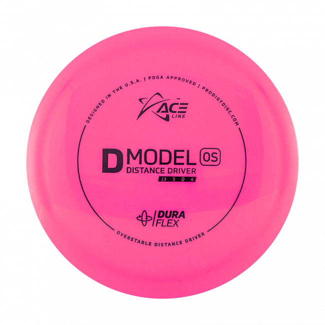 Prodigy Disc ACE Line D Model OS DuraFlex Frisbee Golf Disc, Rosa